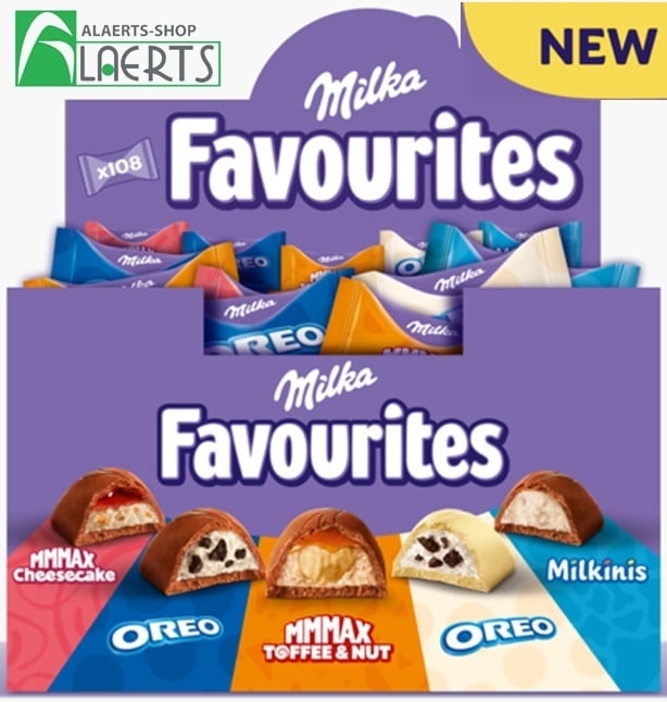 Milka Favourites 108st. - NEW FLAVORS