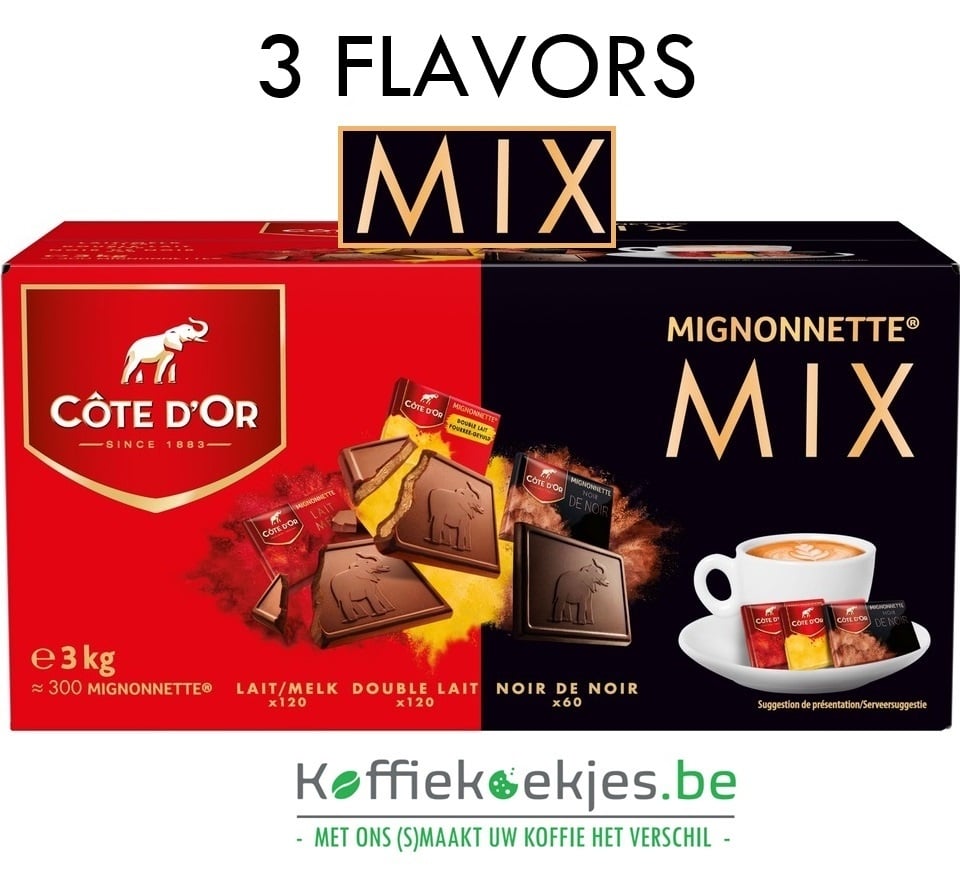 Côte d'Or Mignonnette MIX 300pcs - 3 FLAVORS
