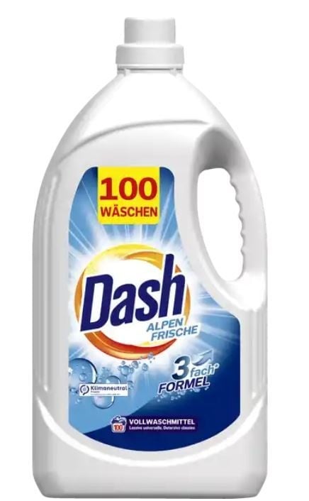 Dash wasmiddel vloeibaar 100 wasbeurten - 5L Alpenfris