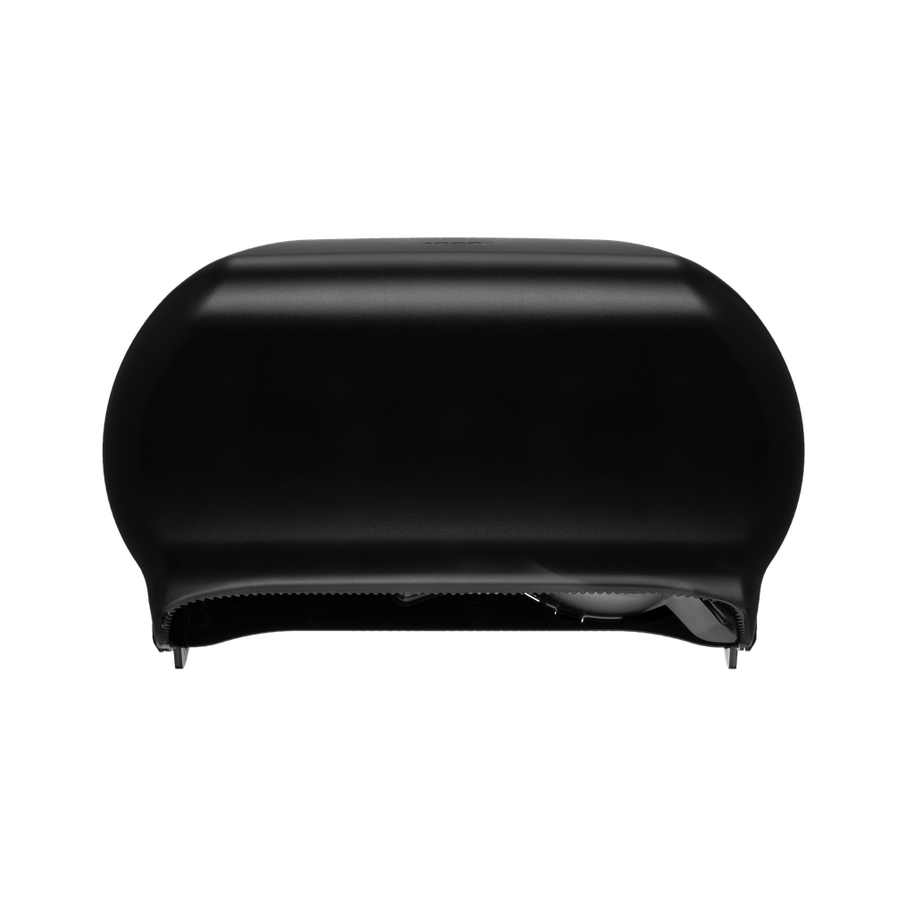 Wc rolhouder dispenser (traditioneel wc papier) - Zwart
