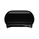 Wc rolhouder dispenser (traditioneel wc papier) - Zwart