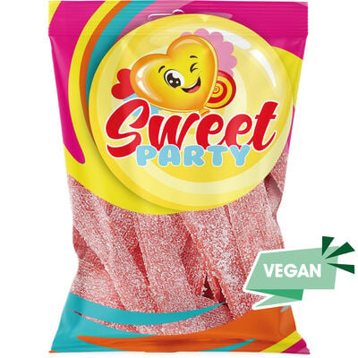 Sweetparty Aardbeimatjes 16st. - snoepzakjes