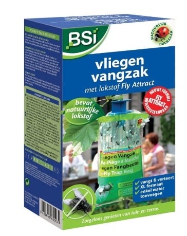 Poche-piège attractif mouches avec appât Fly Attract - Bsi