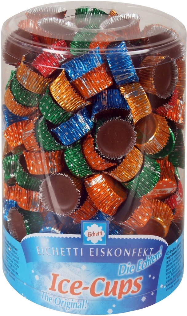 IJschocolade Ice-Cups Tubo 1kg  ±167st.