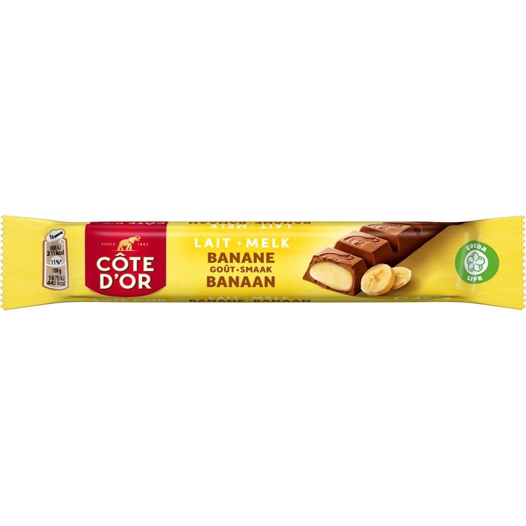 Côte d'Or bâtons lait banane 32pcs