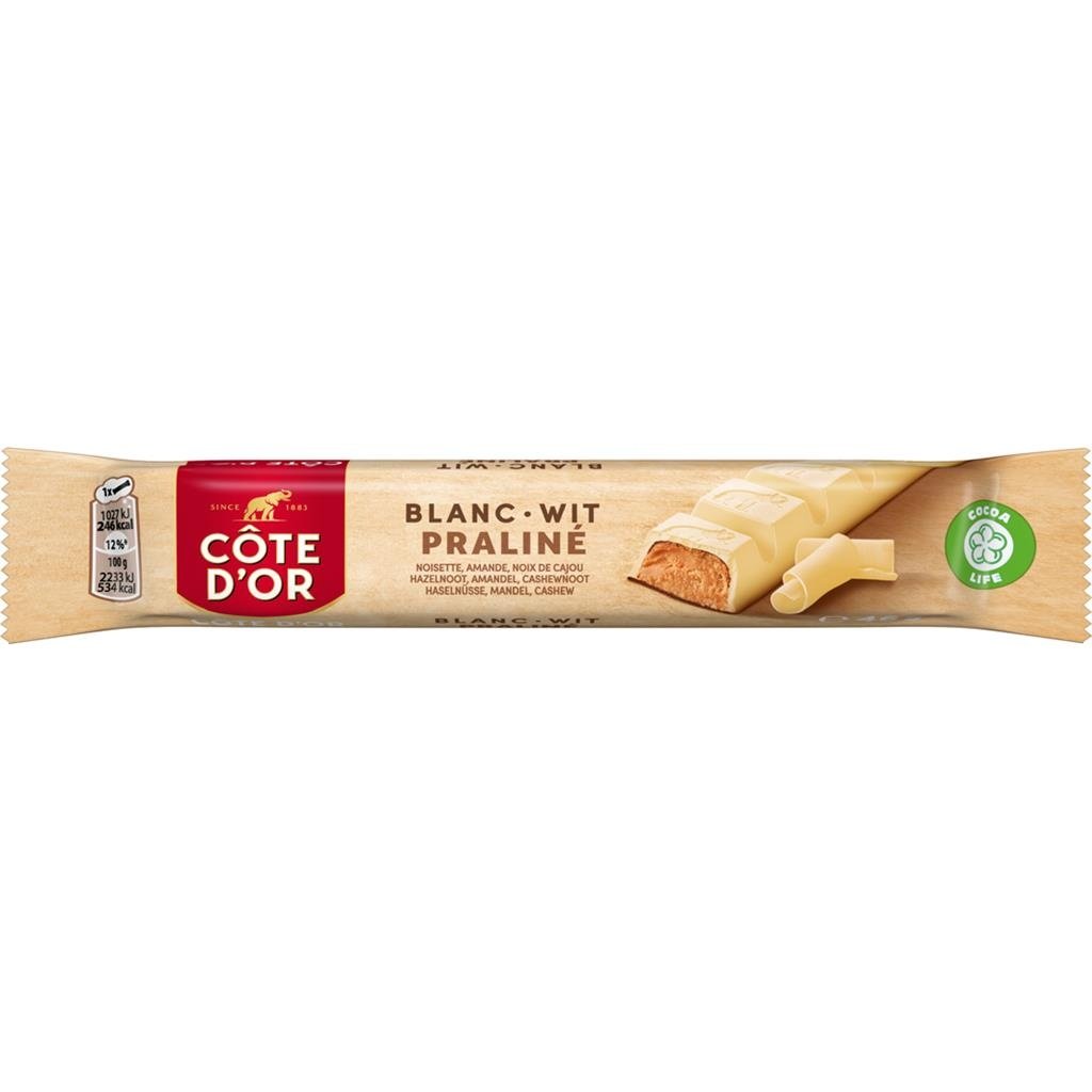 Côte d'Or repen wit praliné 32 repen
