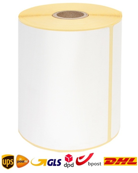 Verzendetiketten 102x150 - 300 verzendlabels kern 25mm (1 rol)