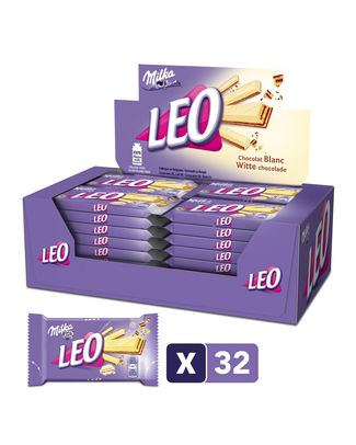 Milka Leo WIT 32st. x 33,3g - classic wit