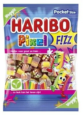 Haribo Pixel fizz 70g x 28st.