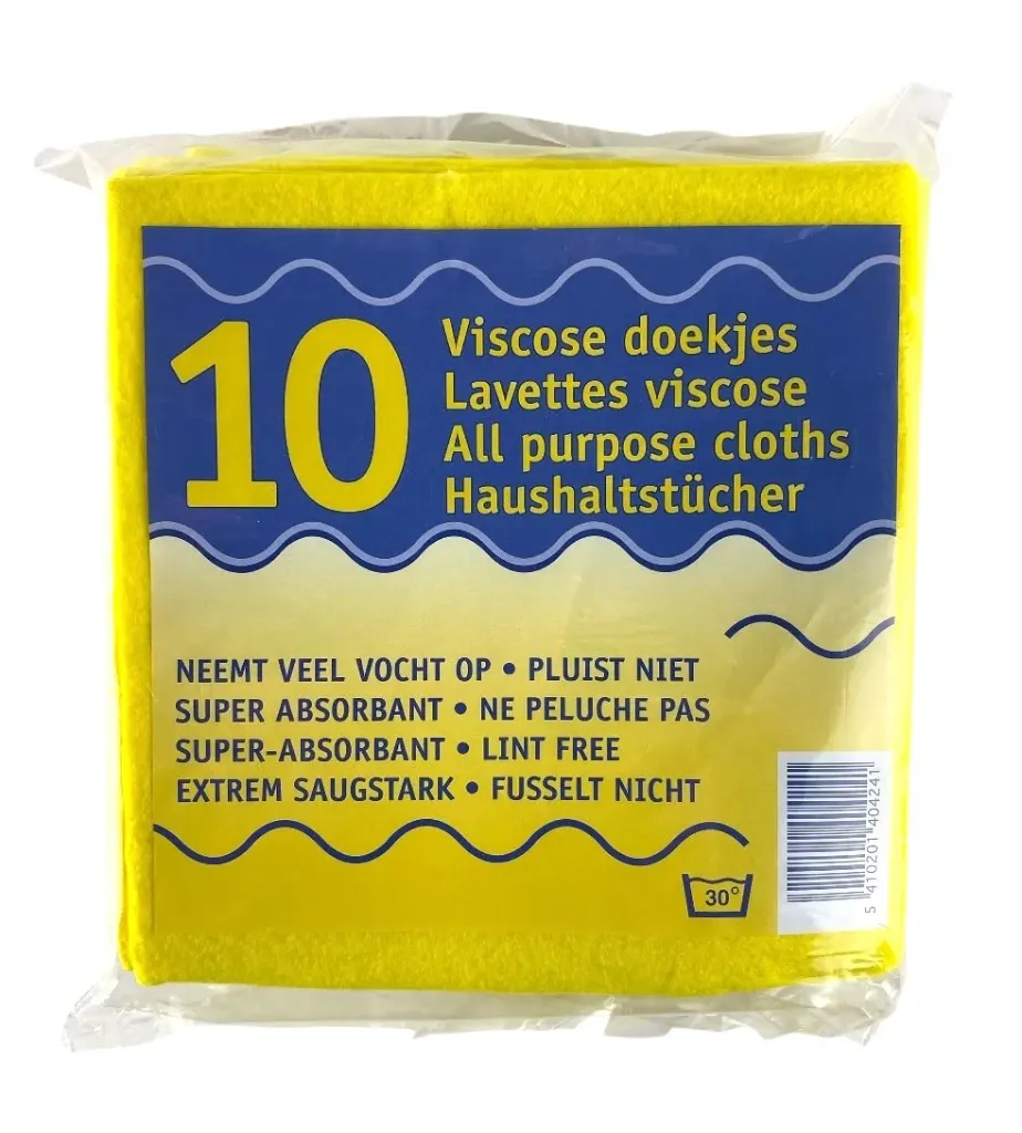 Lavettes Viscose 10pcs