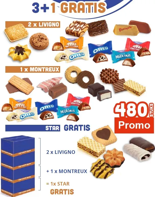 Colli STAR: 3+1ds GRATIS 480st