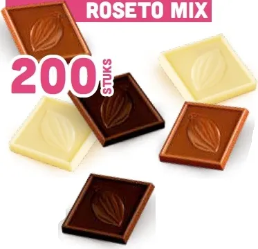 Roseto Choc Mix 200st. (ind. verpakt)